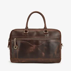 Men's Vintage Leather Laptop Bag