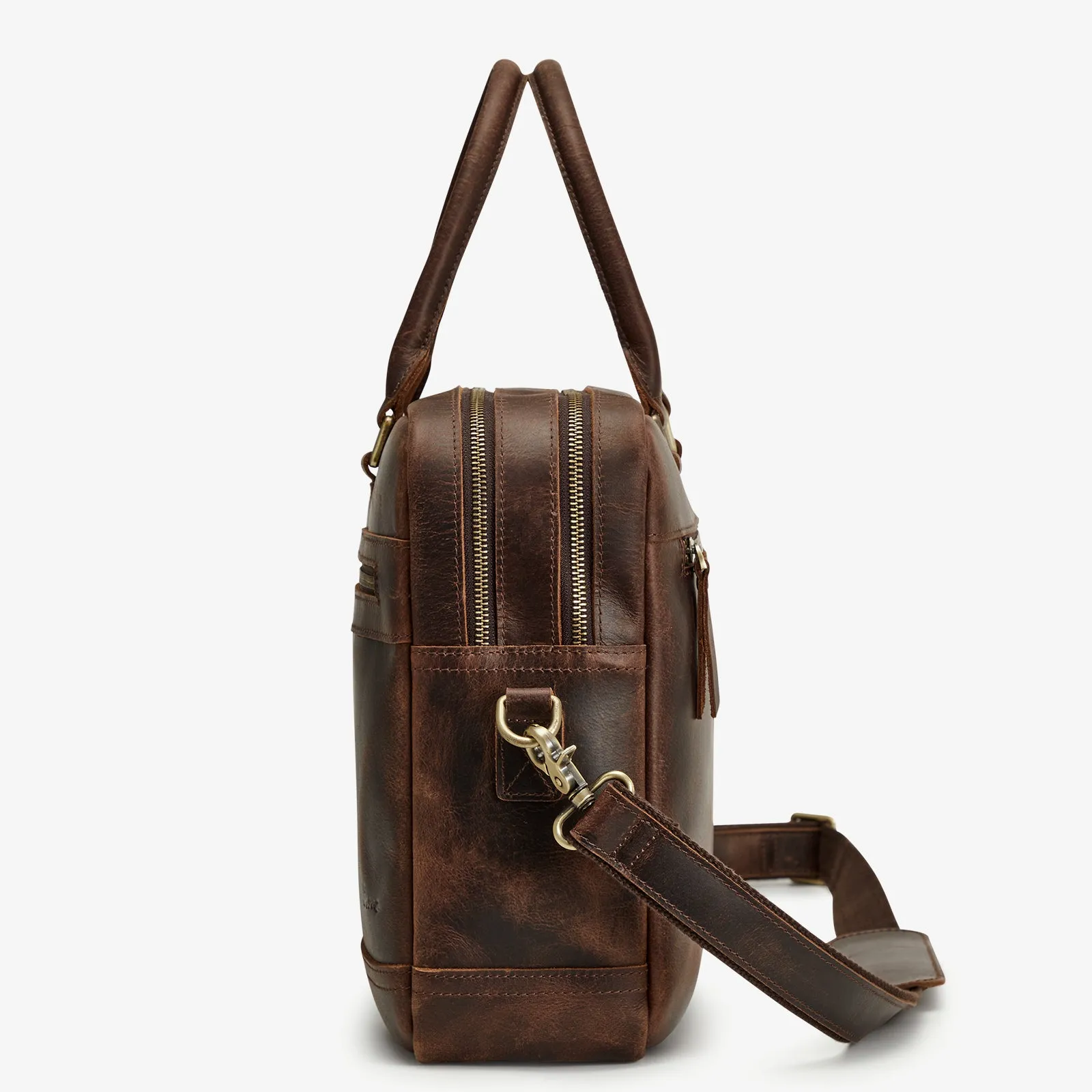 Men's Vintage Leather Laptop Bag