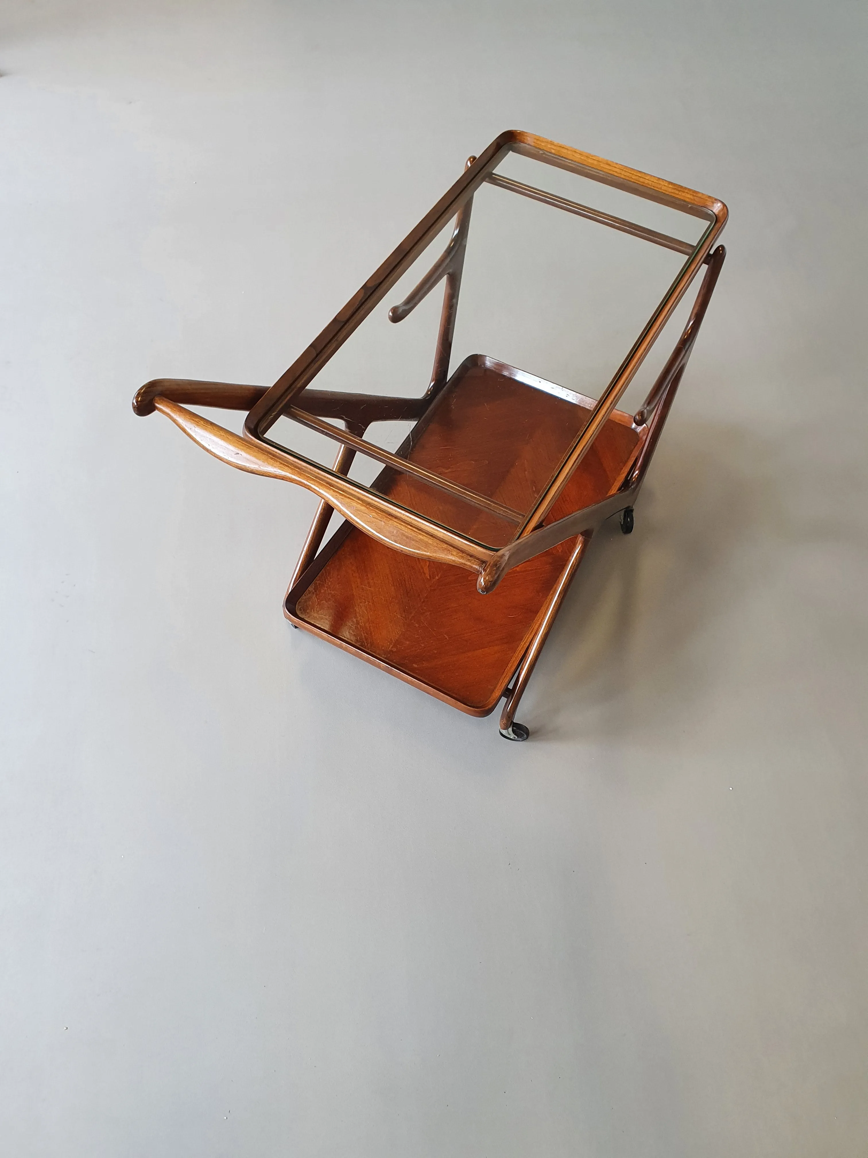 Midcentury Bar Trolley | Cesare Lacca For Cassina | Vintage 50'S