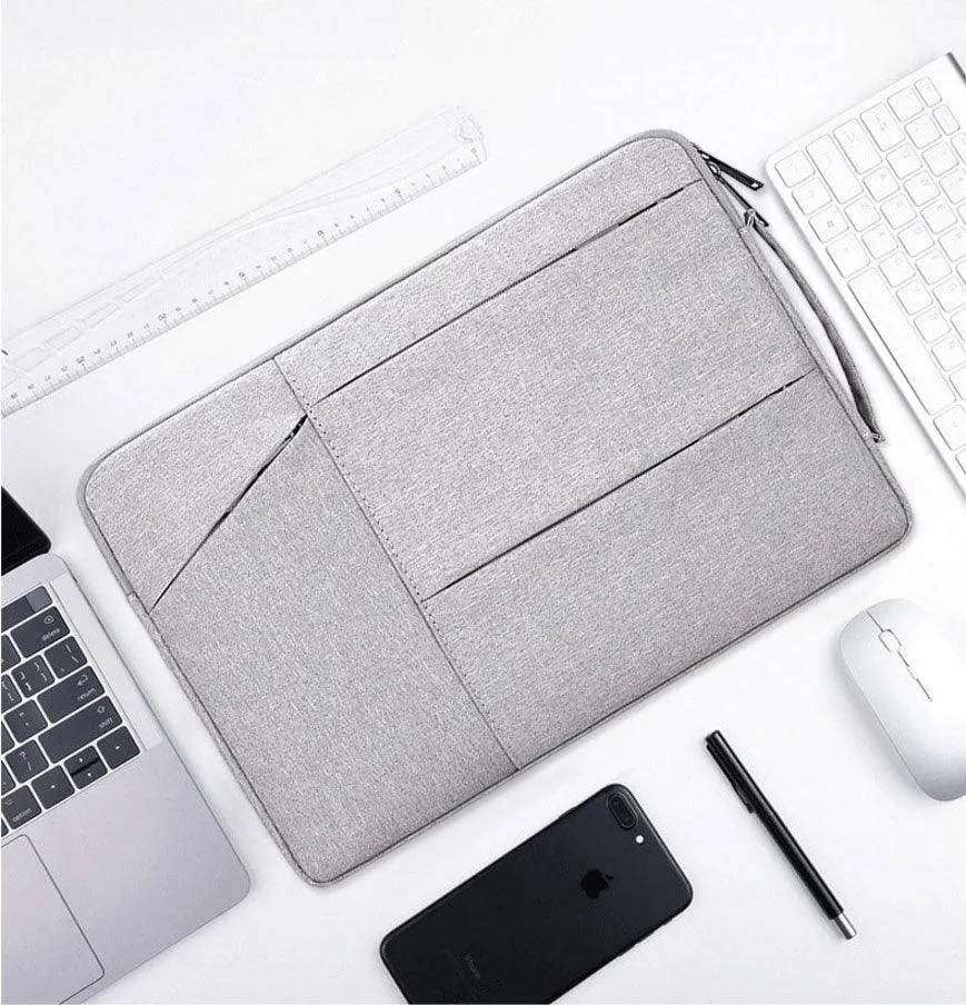 Multifunction High Quality Waterproof Laptop Sleeve Bag-Grey