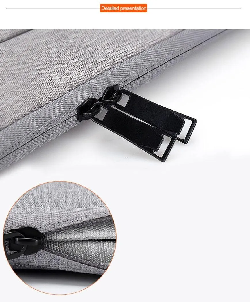 Multifunction High Quality Waterproof Laptop Sleeve Bag-Grey