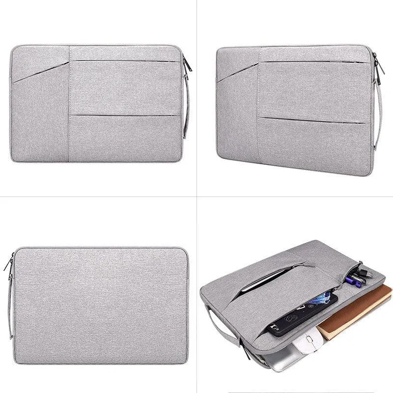 Multifunction High Quality Waterproof Laptop Sleeve Bag-Grey