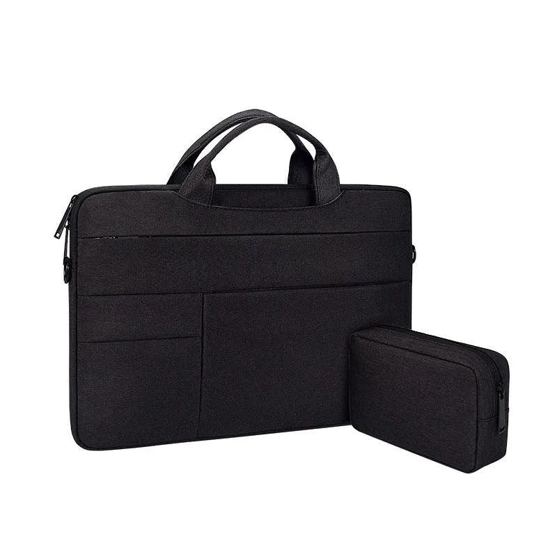 Office Travel 15.6 Inch Waterproof Custom Laptop Bag-Black