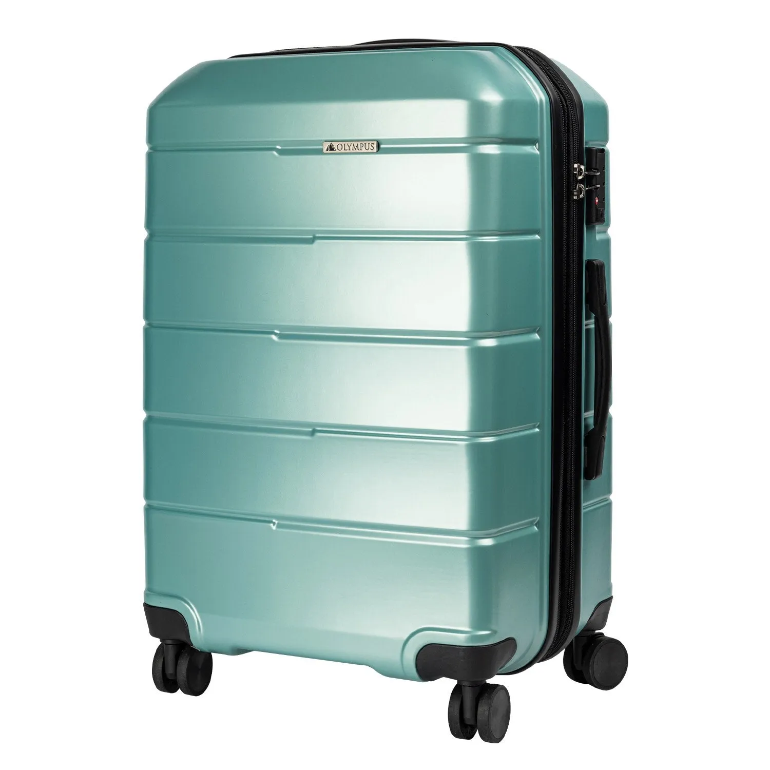 Olympus Artemis Hard Shell ABS PC Luggage Set in Electric Teal (3 Piece Set)