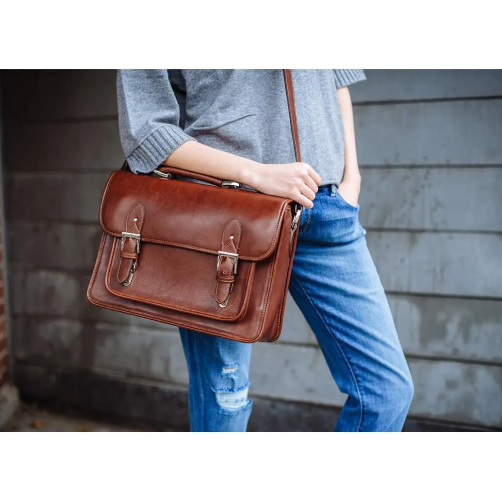 ONA The Brooklyn Shoulder Bag (Chestnut) ONA007BR