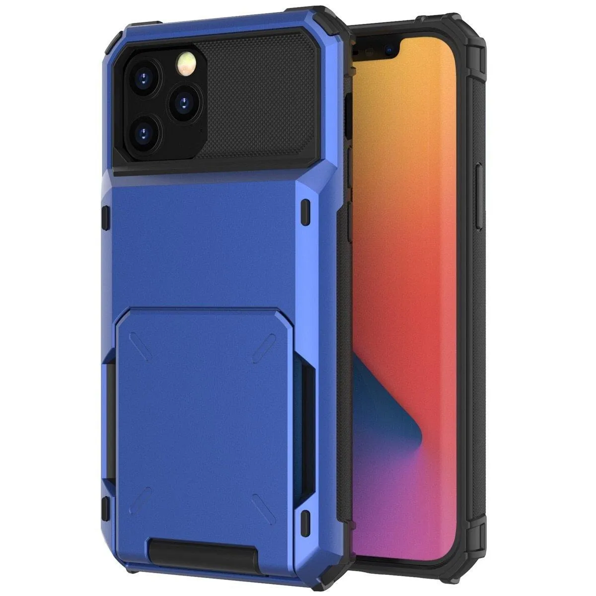 Orbit Shockproof iPhone Wallet Case For X, 11, 12 & 13 Series