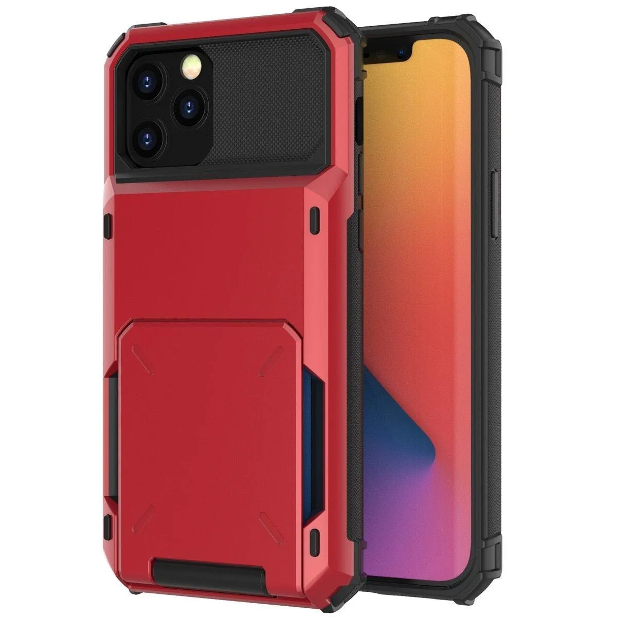 Orbit Shockproof iPhone Wallet Case For X, 11, 12 & 13 Series