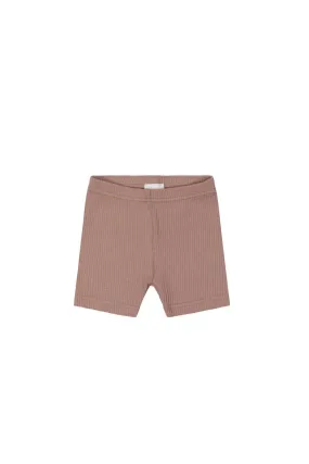 Organic Cotton Modal Elisa Bike Short - Powder