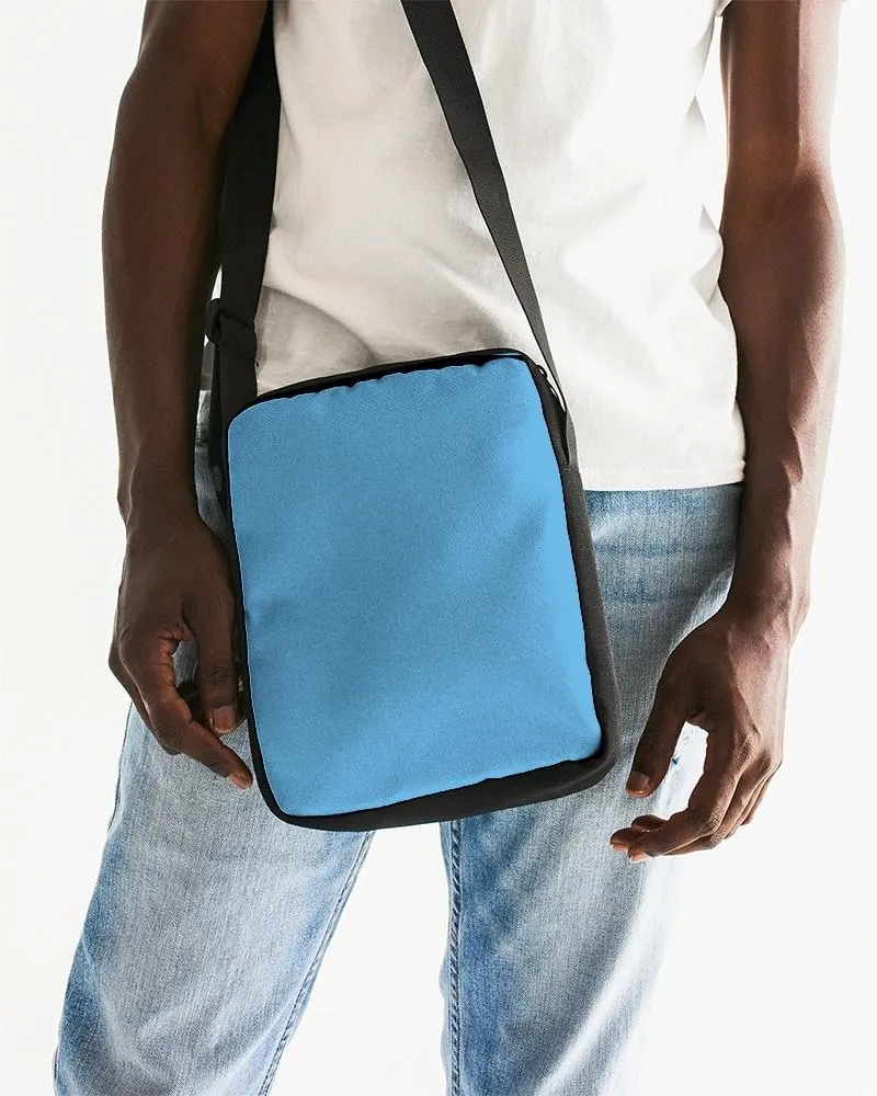 Pastel Cyan Messenger Pouch | Bright Pastel Cyan | C60M15Y0K0