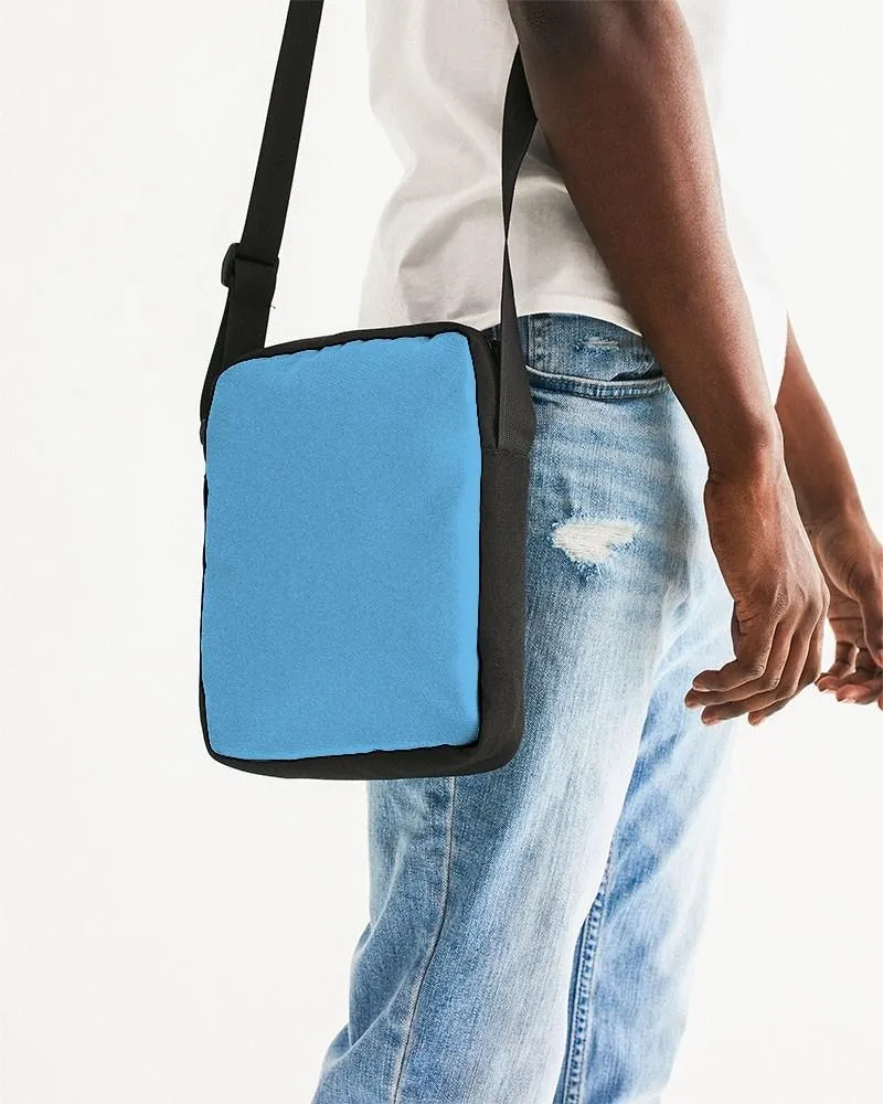 Pastel Cyan Messenger Pouch | Bright Pastel Cyan | C60M15Y0K0