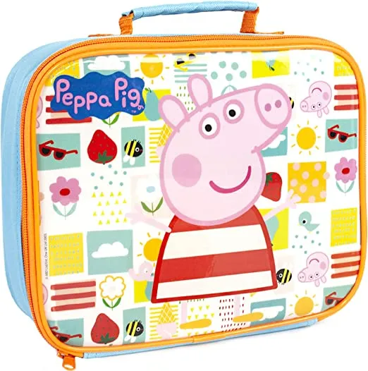 Peppa Pig Girls Blue Zip Lunch Bag (One Size)