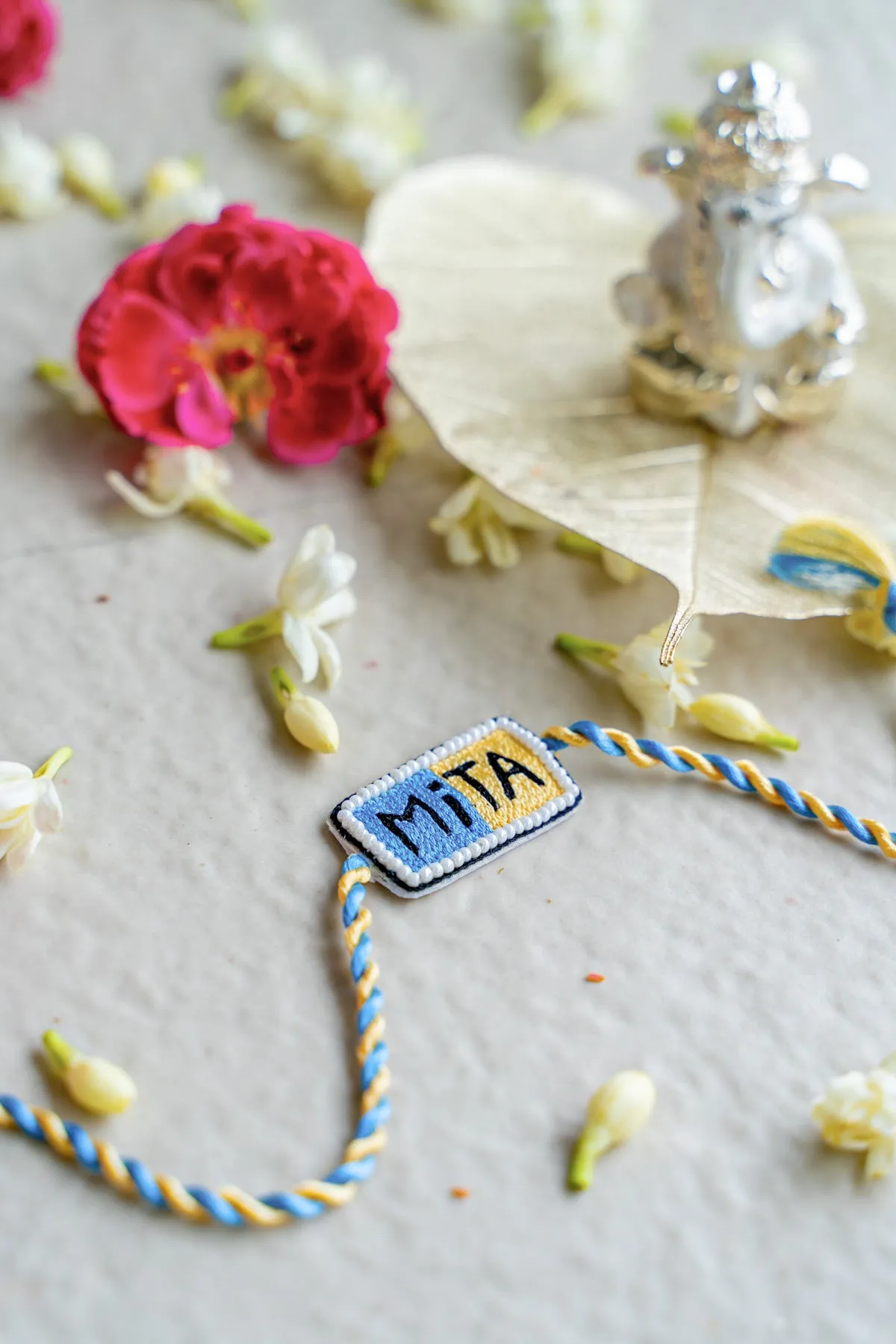 Personalised Name Embroidered Rakhi