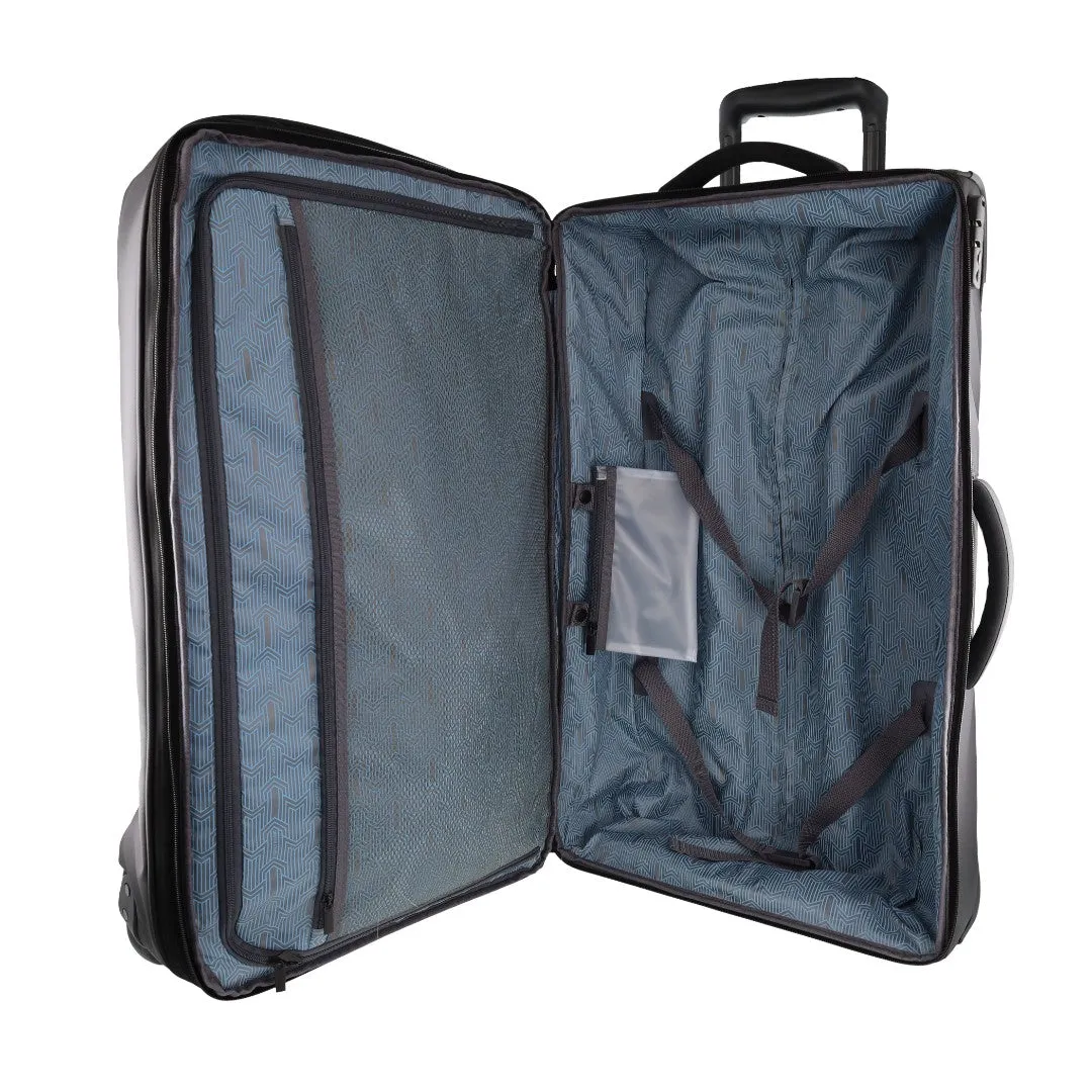 Pierre Cardin - PC3940L 72cm LARGE 2 Wheel Soft-Shell Trolley Case - Black