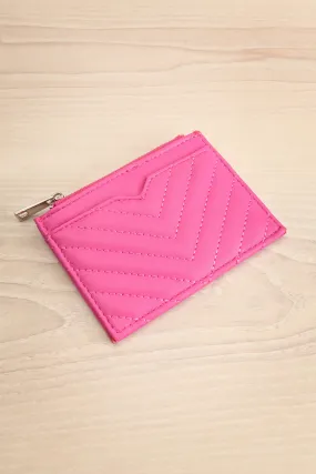 Plymouth Pink | Chevron Card Holder