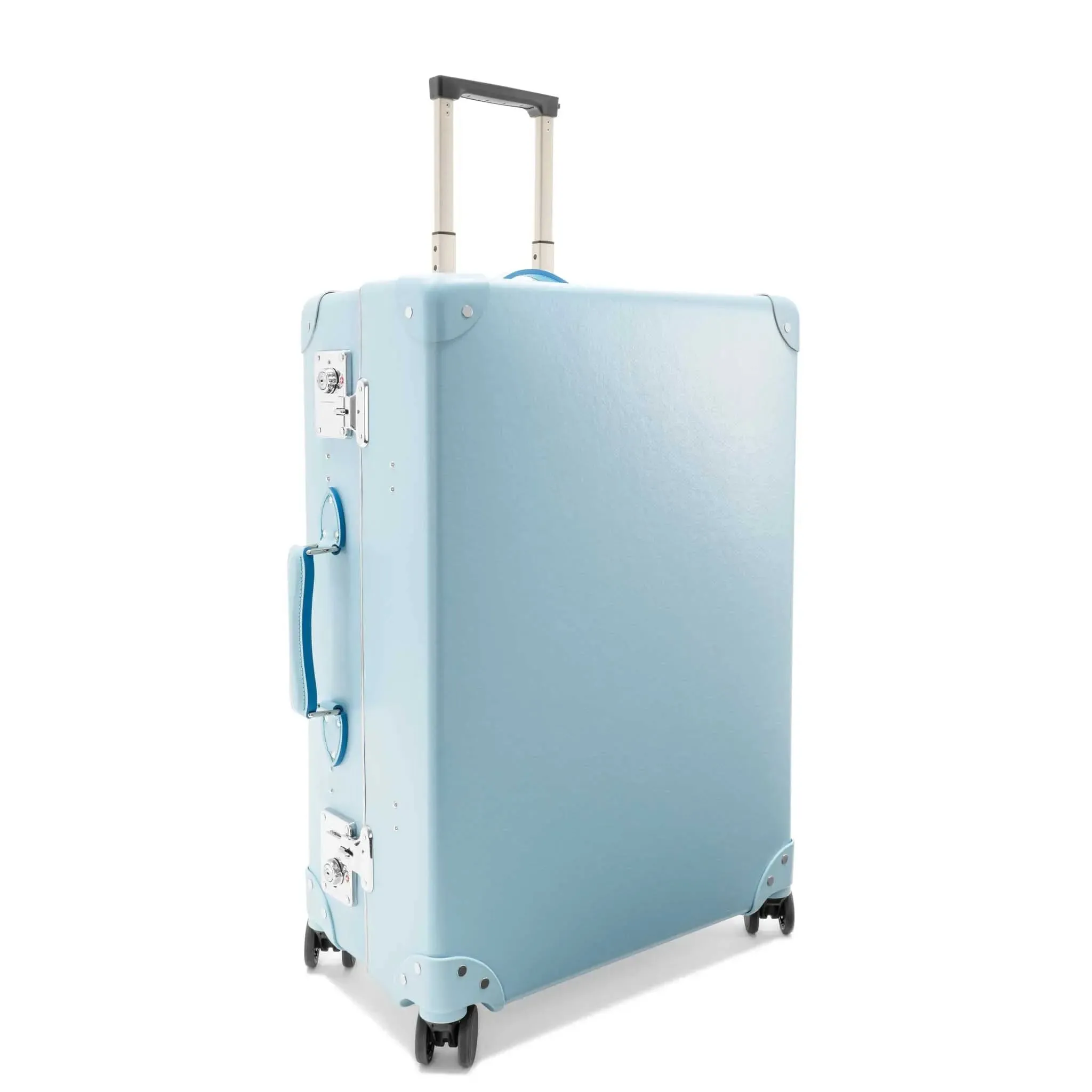 Pop Colour · Large Check-In - 4 Wheels | Pastel Blue/Pastel Blue/Chrome