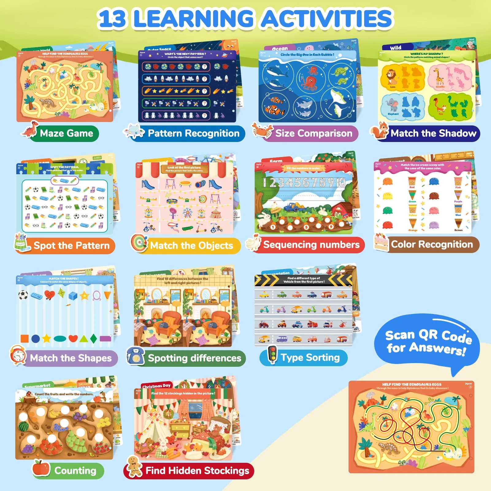 Preschool Learning Activities Handwriting Practice Book