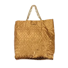 Quilted Tote With Chain