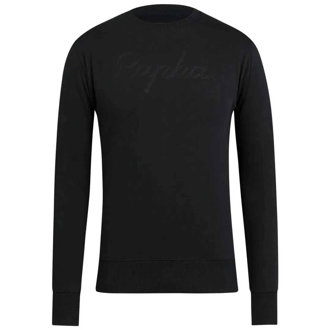 RAPHA Logo Sweatshirt -  Black/Black