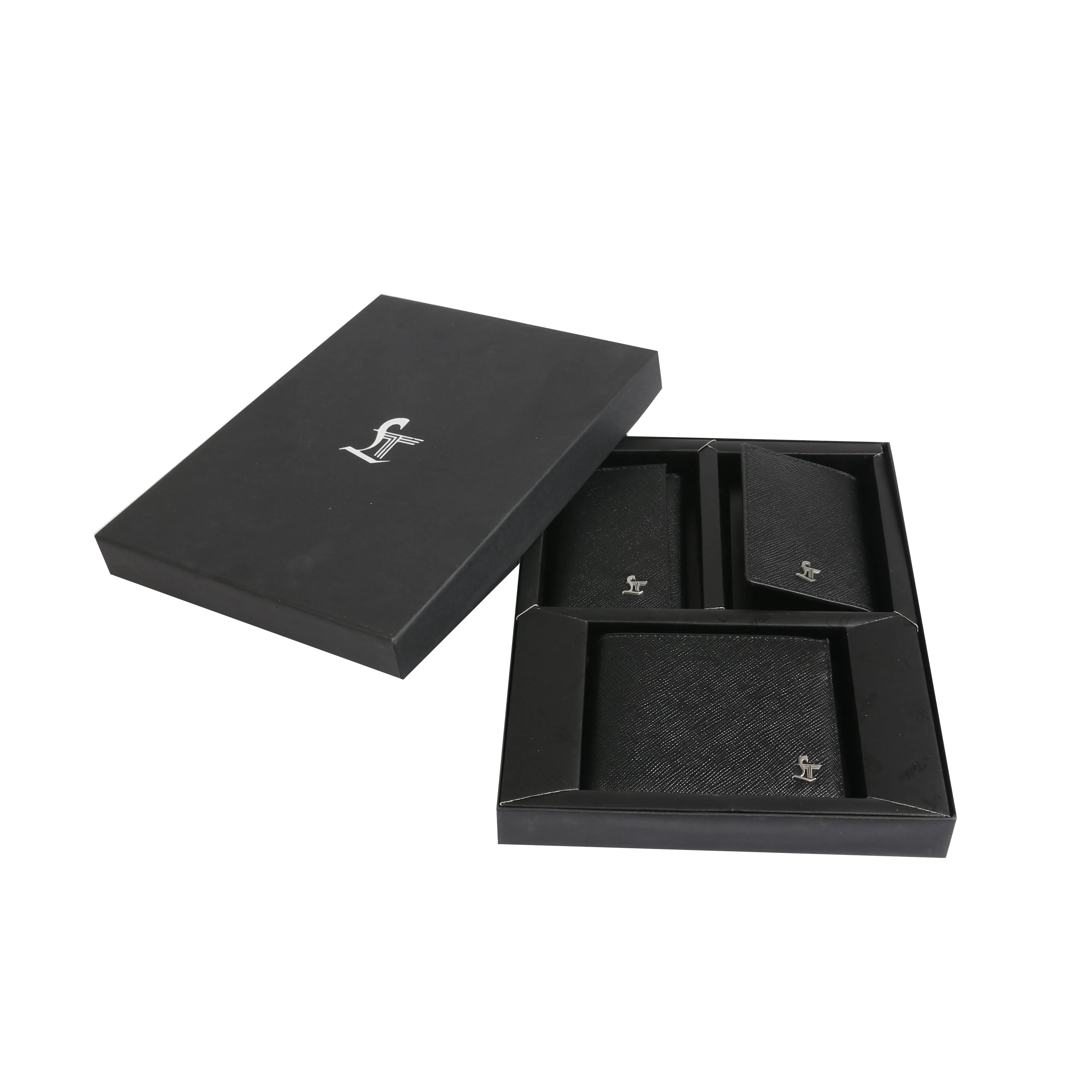 Ready to Ship Luxury Corporate Gift - Set of III Gift Set (Men's Wallet, Card Case, Key Pouch)