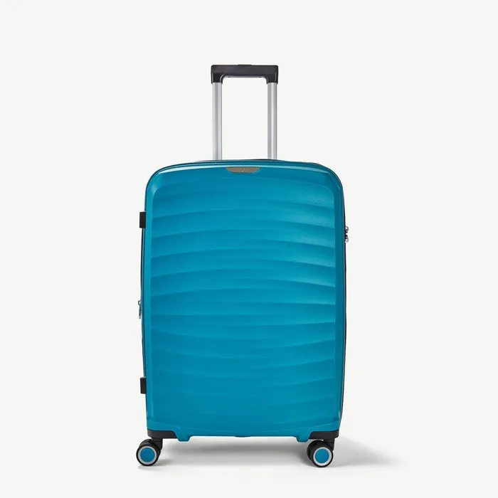 Rock Sunwave Expandable Spinner Medium Suitcase 66cm - Blue