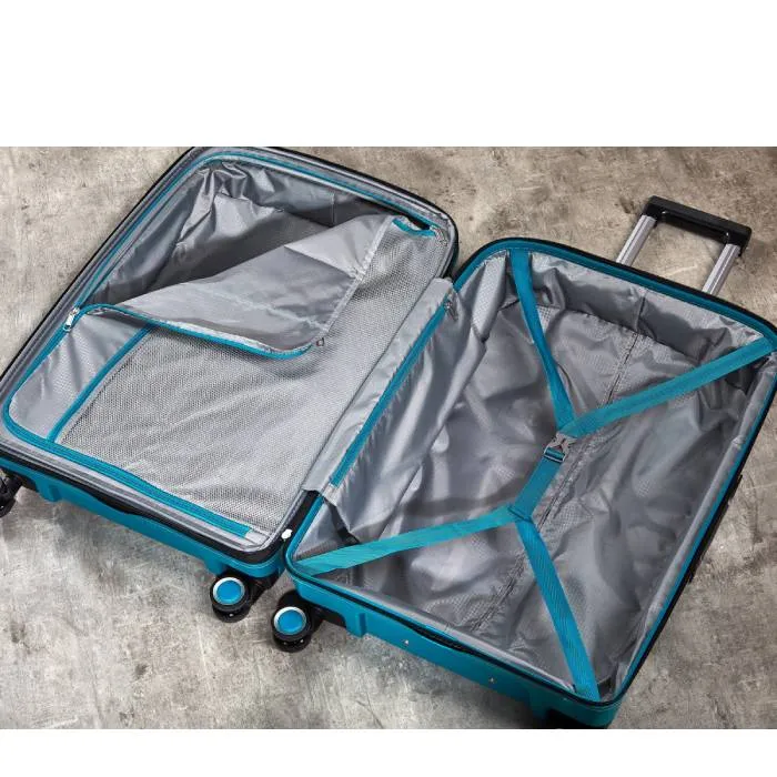 Rock Sunwave Expandable Spinner Medium Suitcase 66cm - Blue