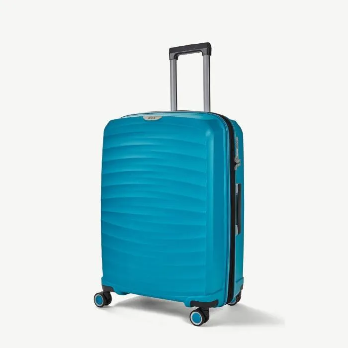 Rock Sunwave Expandable Spinner Medium Suitcase 66cm - Blue