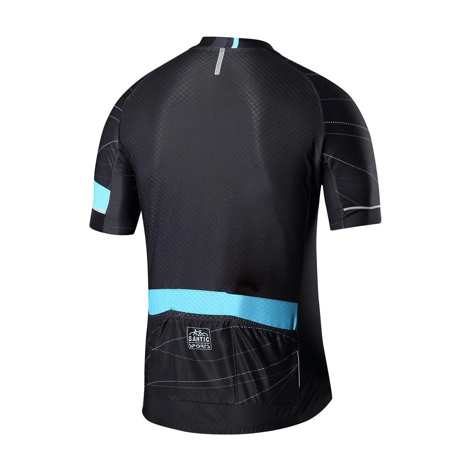 Santic Rider Men Cycling Jersey Short Sleeve Blue