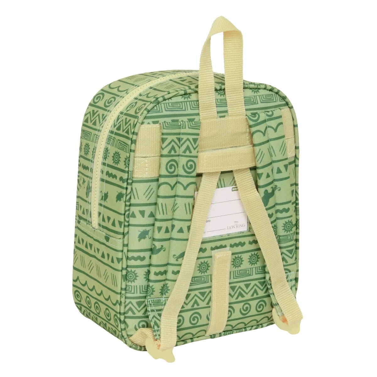 School Bag Mufasa Green Beige 22 x 27 x 10 cm