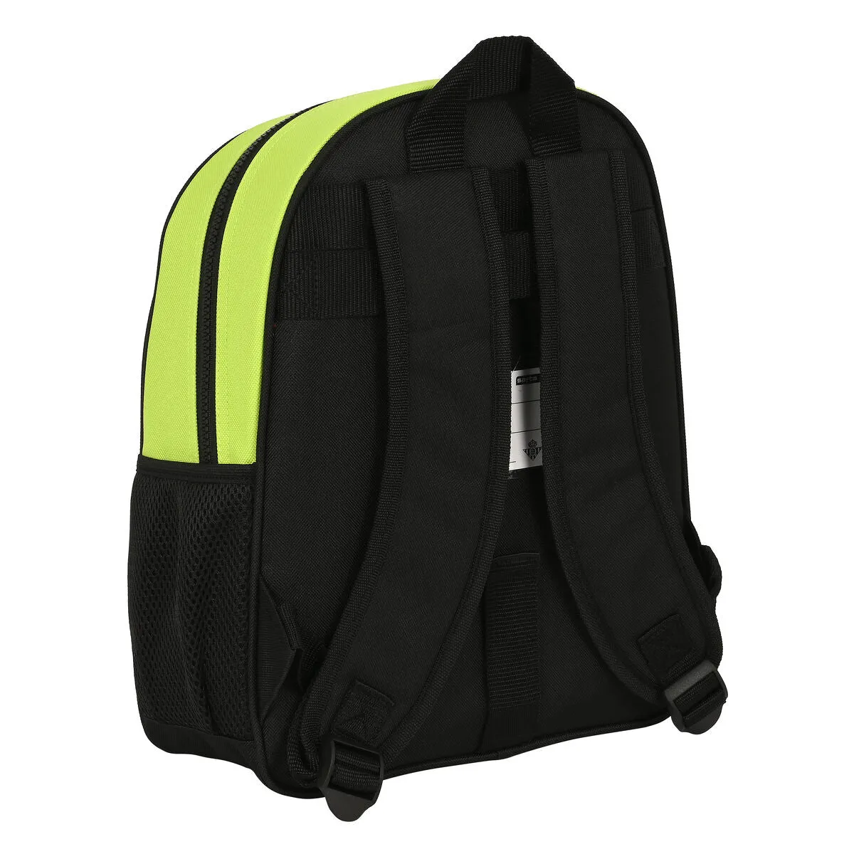 School Bag Real Betis Balompié Black Lime 28 x 34 x 10 cm