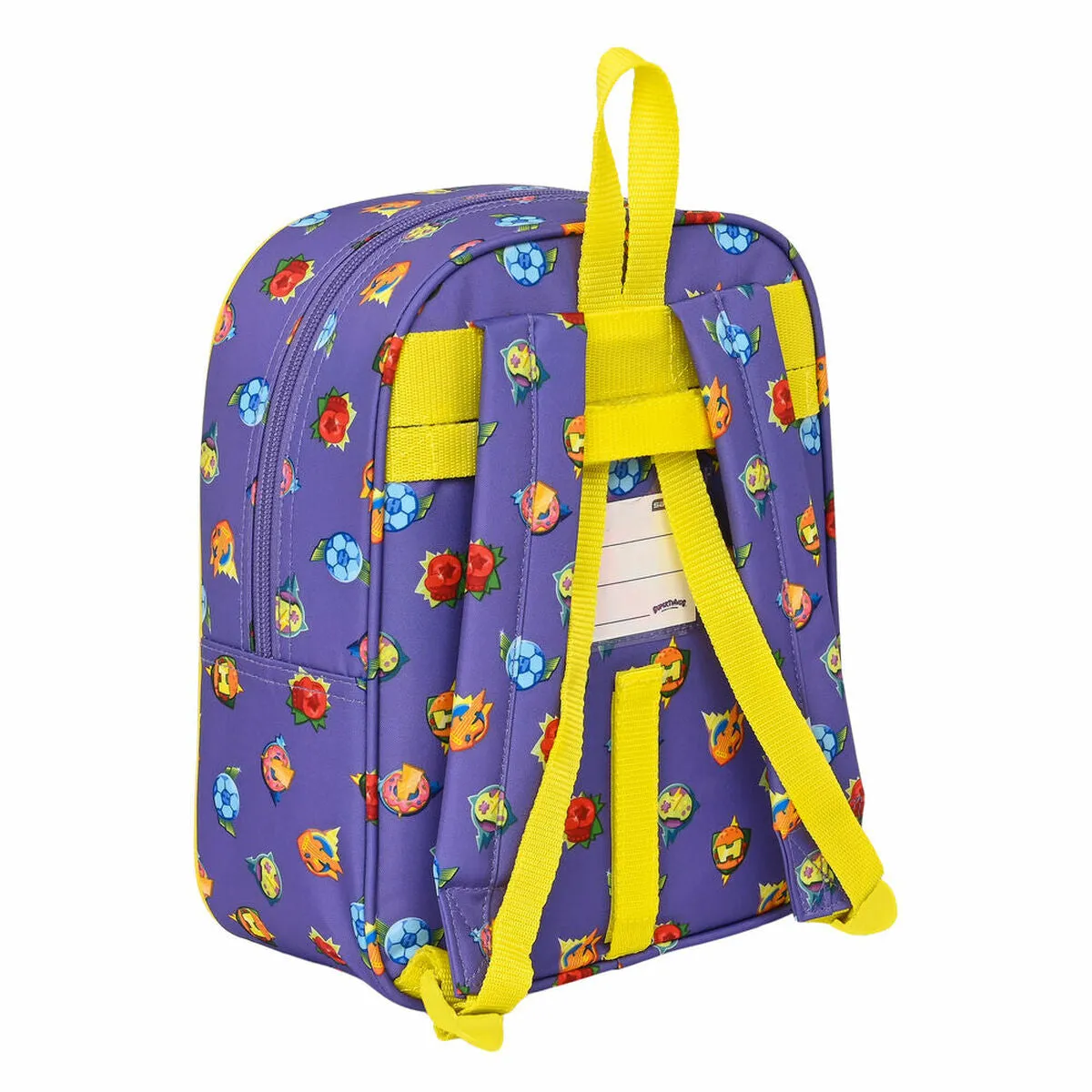 School Bag SuperThings Guardians of Kazoom Yellow Purple 22 x 27 x 10 cm