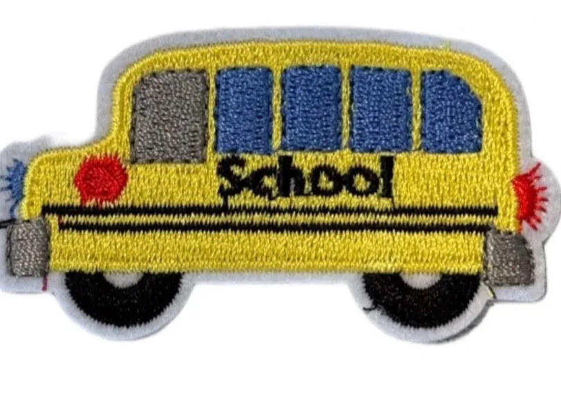 School Iron On Patches