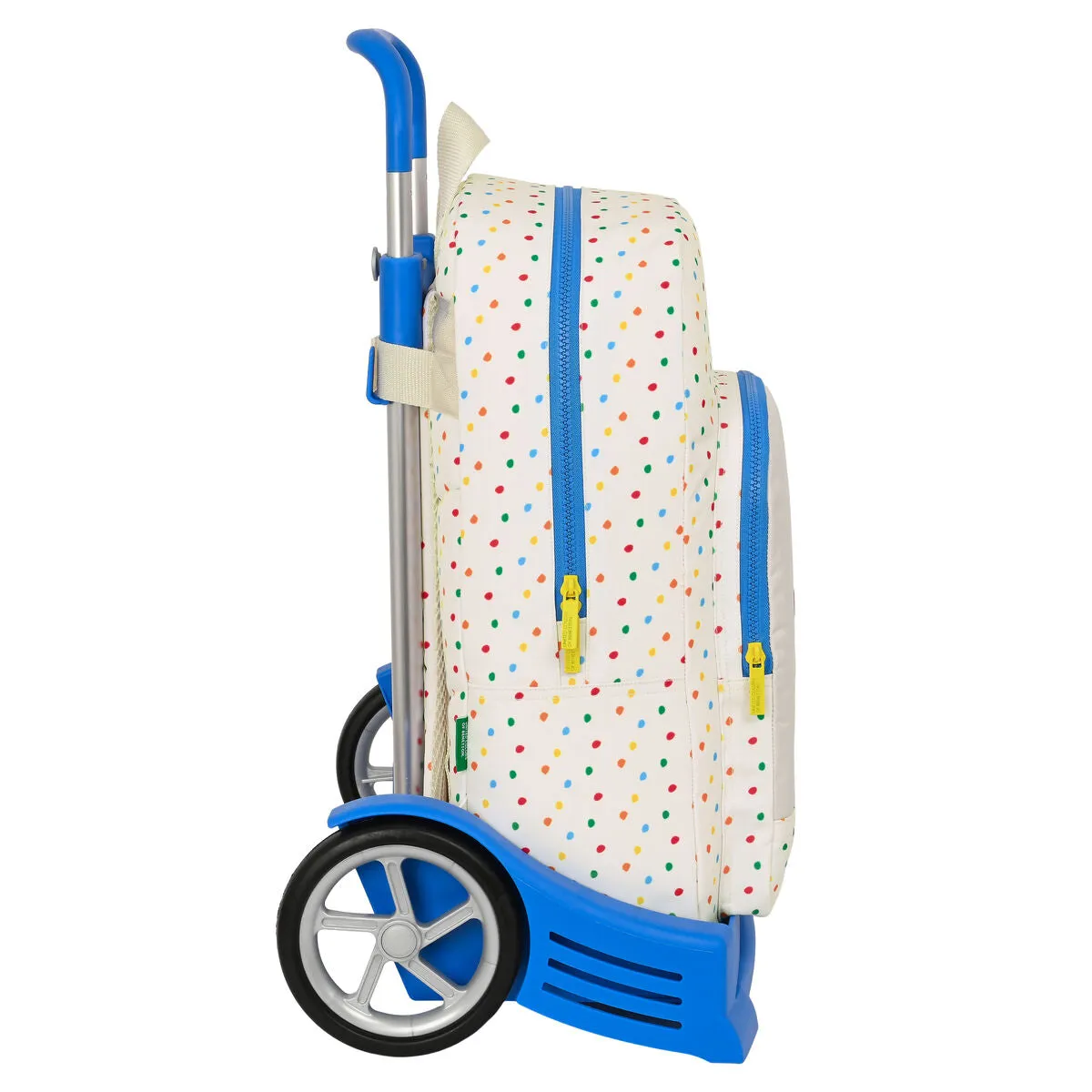 School Rucksack with Wheels Benetton Topitos (30 x 46 x 14 cm)