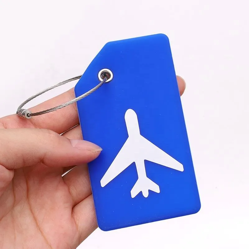 Silicone Airplane Luggage Tag