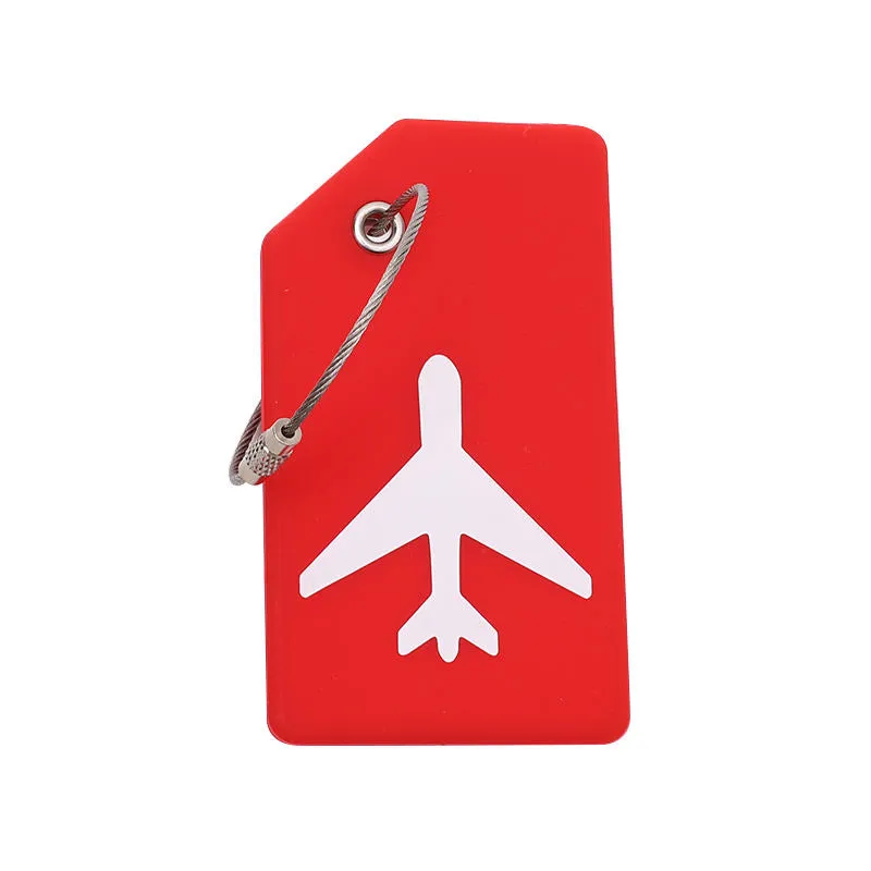 Silicone Airplane Luggage Tag