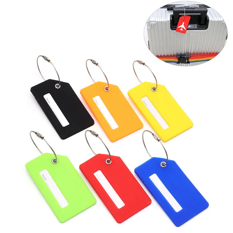 Silicone Airplane Luggage Tag