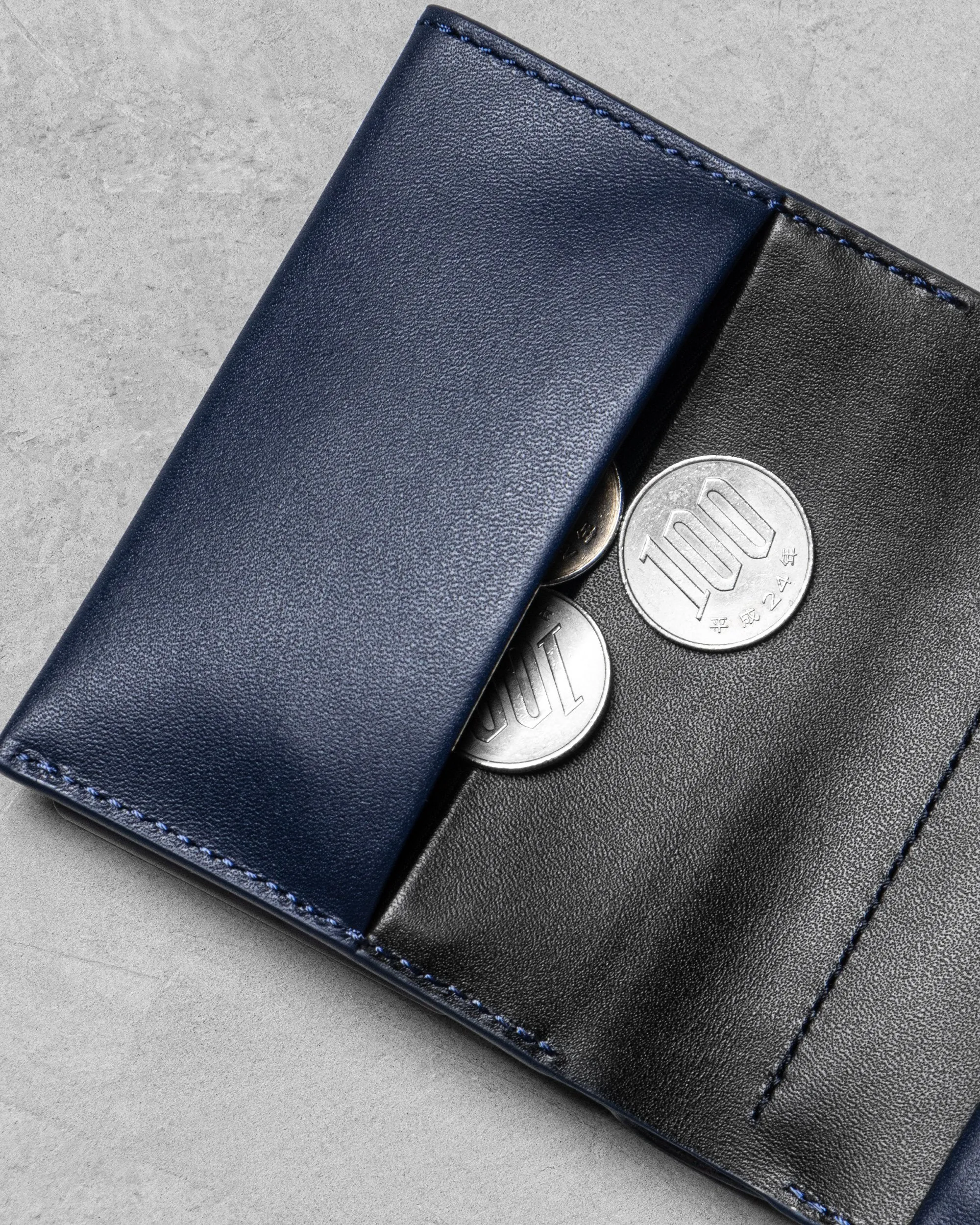 Slim Coin Wallet Navy