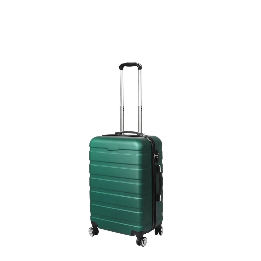 Slimbridge 20" Carry On Luggage Case Green 20 inch