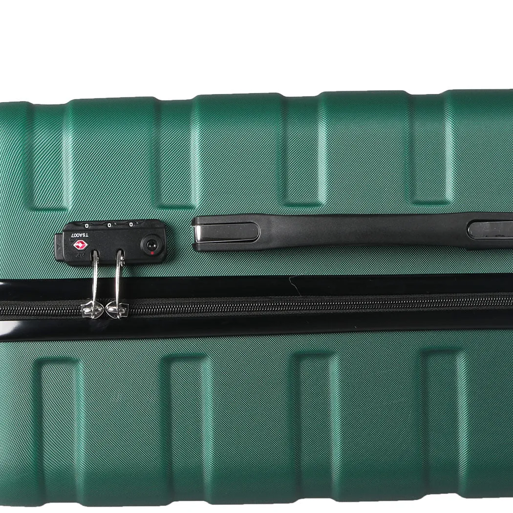 Slimbridge 20" Carry On Luggage Case Green 20 inch