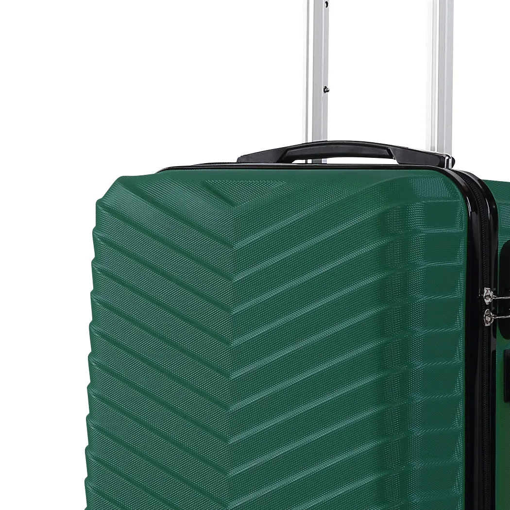 Slimbridge 20" Carry On Travel Luggage Green 20 inch