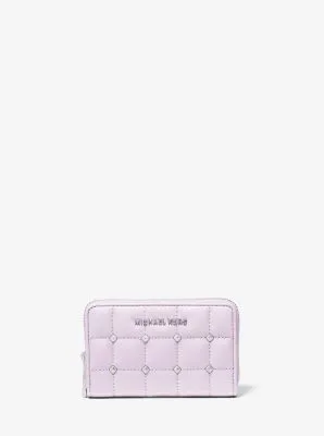 Small Studded Quilted Wallet