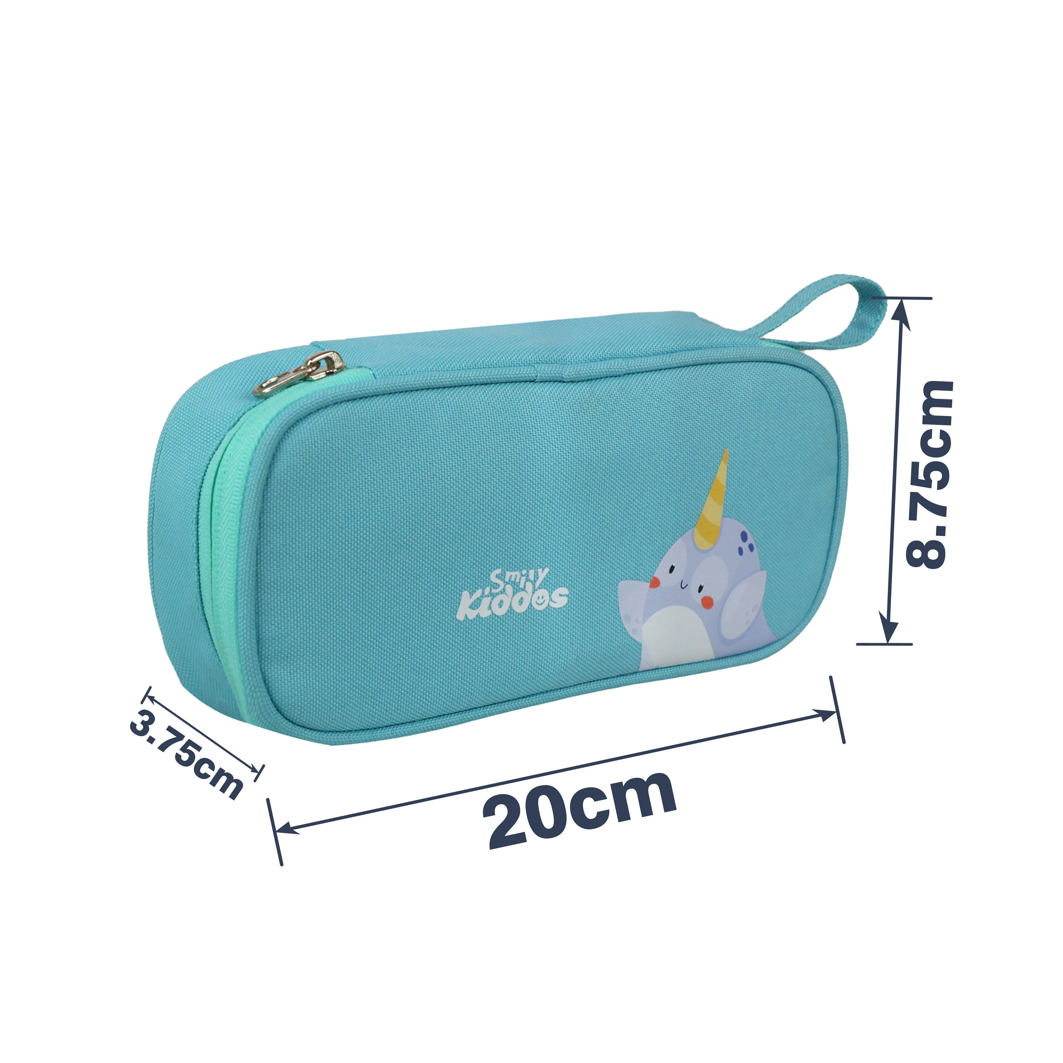 Smily Kiddos Day Backpack with Pouch - Sea Green