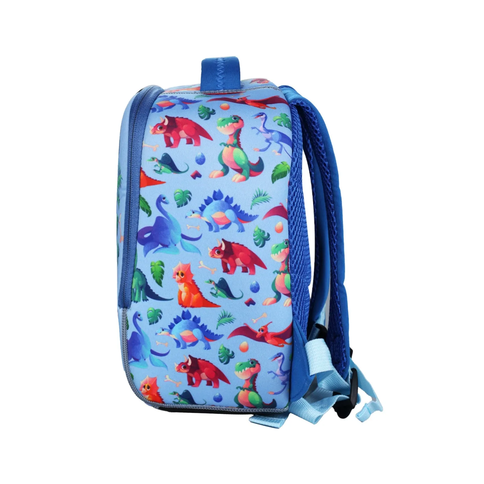 Smily kiddos Fun Dino Neoprene Preschool Backpack (6L) – Blue