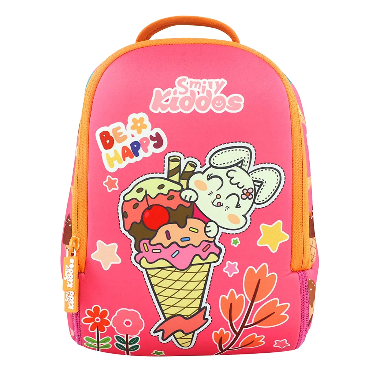 Smily Kiddos Preschool Backpack Ice Cream Theme Pink - SK16001628