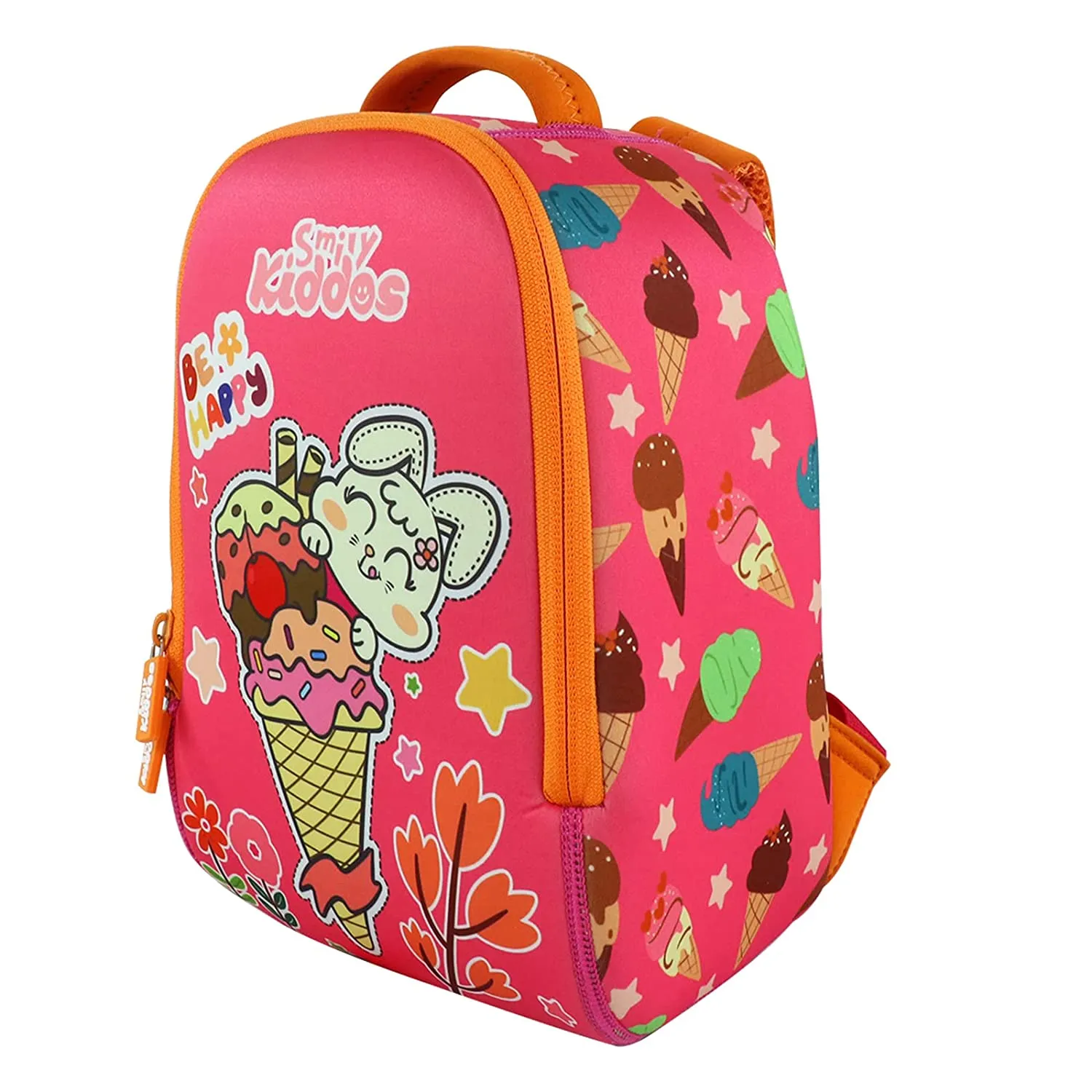 Smily Kiddos Preschool Backpack Ice Cream Theme Pink - SK16001628