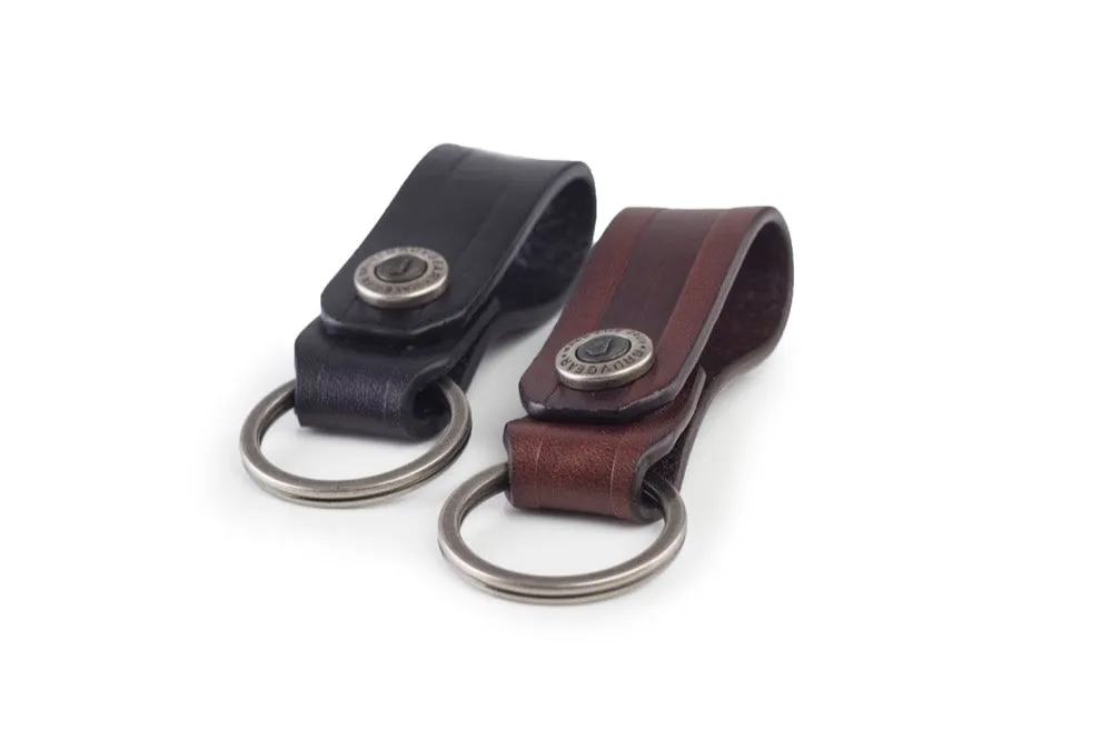 Snaps Leather Key Fob