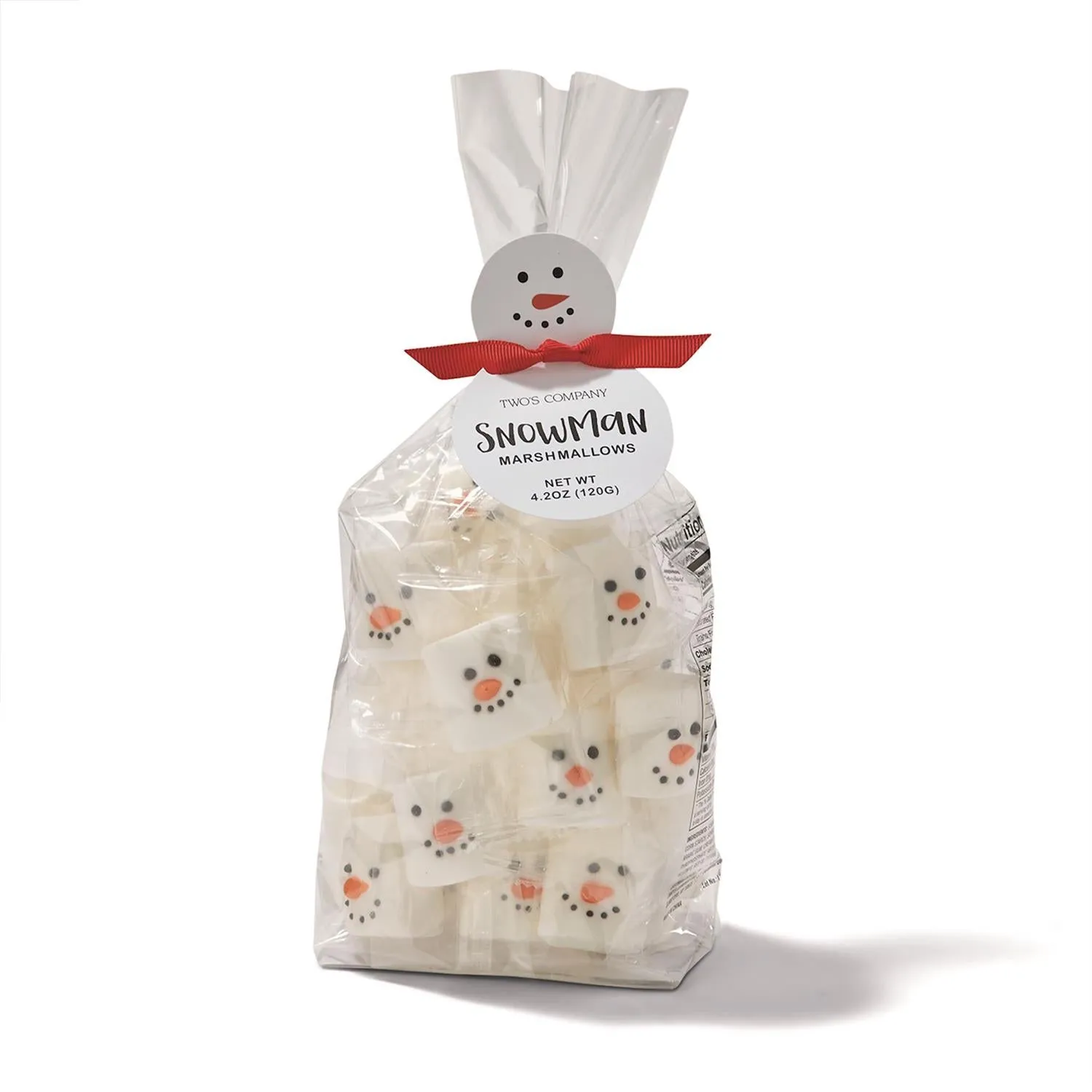 Snowman Marshmallow Candy in Gift Bag