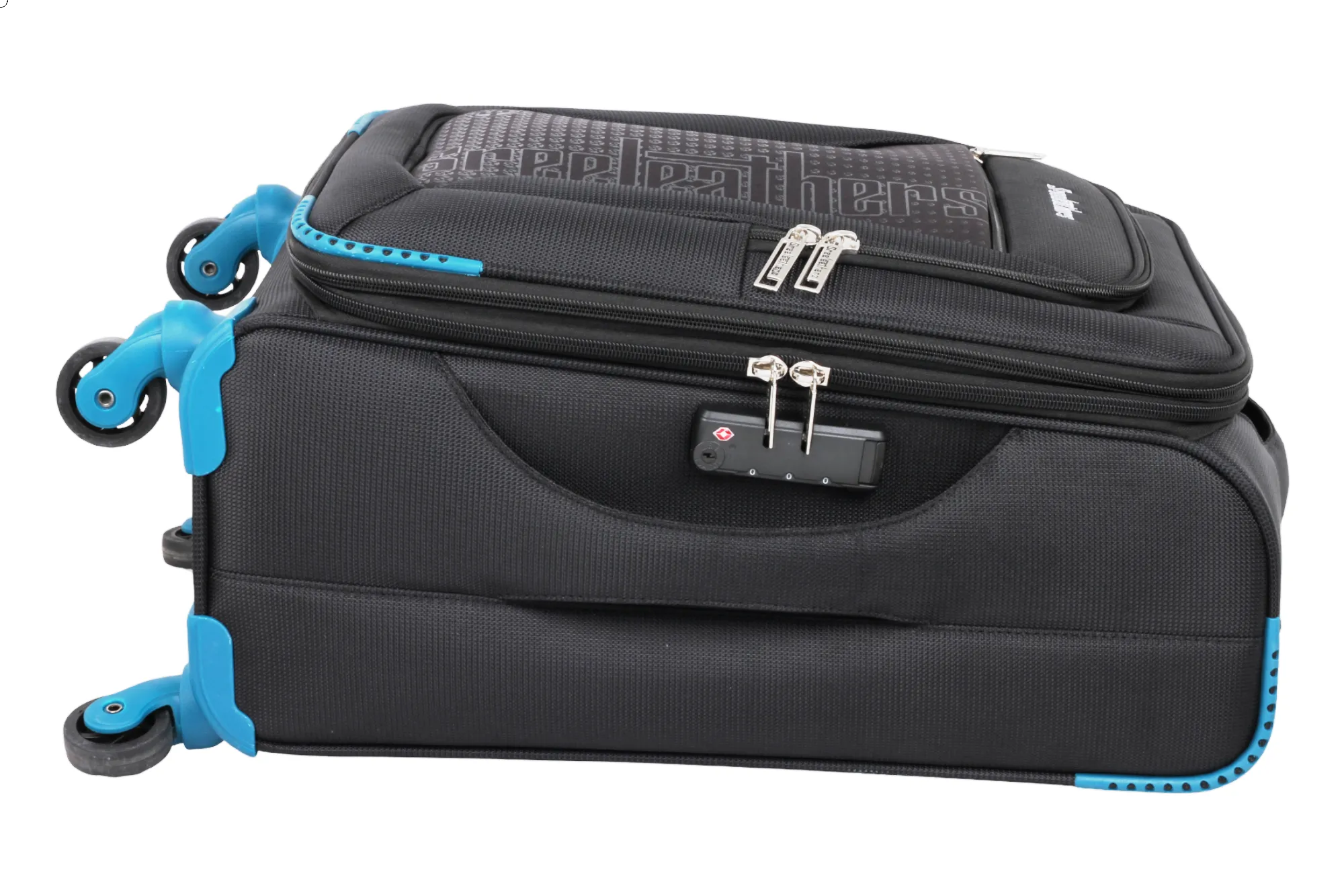 Soft luggage strolley suitcase 38320