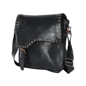 Spaguetti Women's Black Western Crossbody Messenger Bag