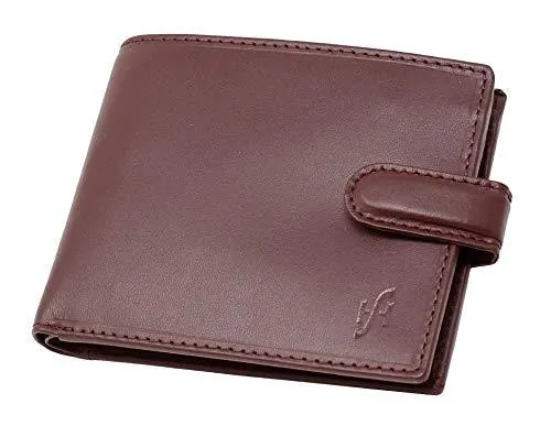 STARHIDE Gents RFID Blocking Genuine Soft Veg Tanned Leather Passcase Wallet 5002