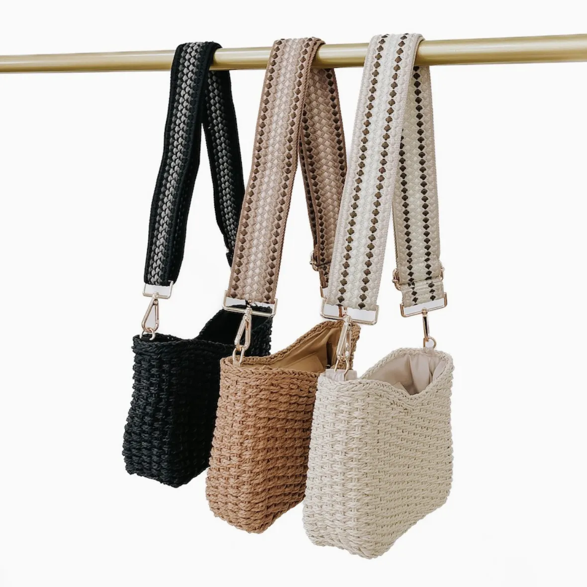 Staycation Straw Shoulder / Crossbody Bag